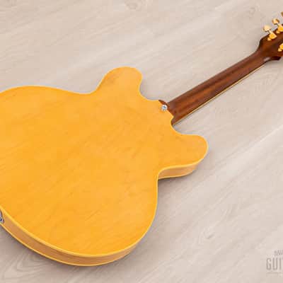 1996 Epiphone Revolution Casino Japan Limited Edition John Lennon Spec Natural w/ Case, Pre-Elitist Terada image 14