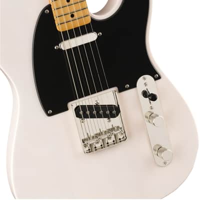 Fender Squier Classic Vibe 50s Telecaster, White Blonde, Maple image 4