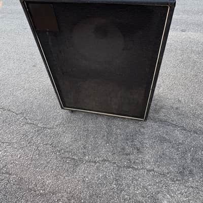 1977 Kustom  2-15B - Black 2x15 Bass Cab Cabinet 215B 215 image 1