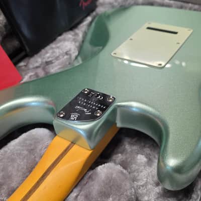 Fender American Professional II Stratocaster BRAND NEW Surf Green Metallic Pearl Rosewood USA Strat Guitar image 14