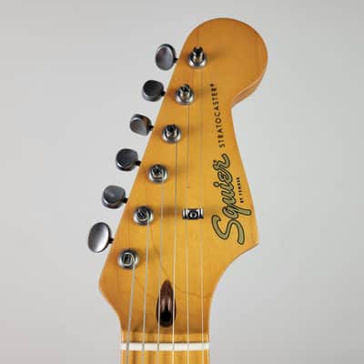 2022 Squier 40th Anniversary Stratocaster Vintage Edition - Satin Sunburst image 3