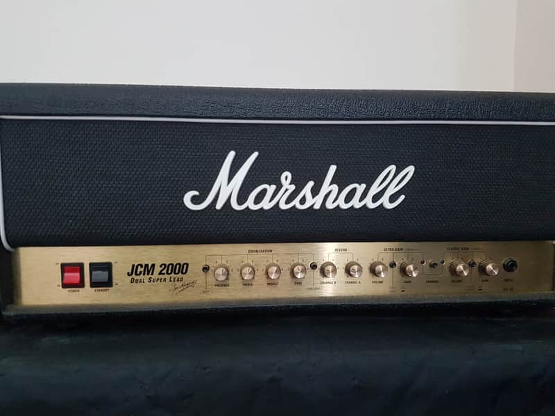 Marshall JCM 2000 DSL 100 Dual Super Lead 2-Channel 100-Watt Guitar Amp Head 2000s - Black image 1