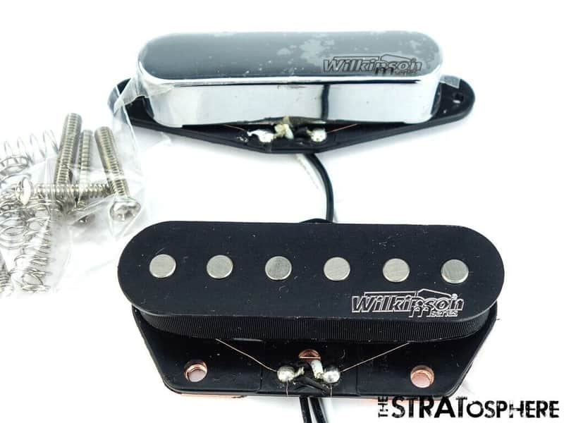 *NEW Wilkinson WOVTA Alnico 5 for Fender Telecaster PICKUP SET Tele Pickups image 1