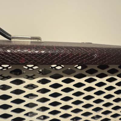 Soldano SLO-100 C3 Amps Clone, Burgundy Snakeskin, White Grille, Excellent image 7