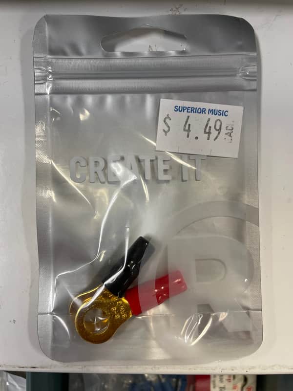 Radio Shack Solderless Ring Terminals - Package of (2) image 1