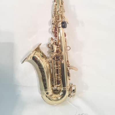 Musikwerks Curved Bb Soprano Saxophone in Gold Lacquer-New-w/Case and Extras! image 4