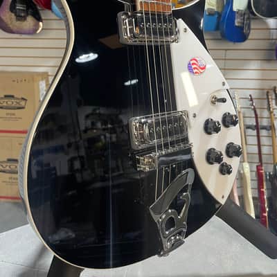 Rickenbacker 620 Electric Guitar - Jetglo w/OHSC #734 image 1