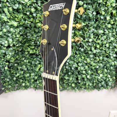 Gretsch G5655TG Electromatic Center Block Jr. Single Cutaway with Gold Hardware 2019 Snow Crest White image 8