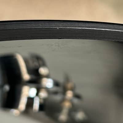 Ludwig 14" deep X 22" head Vistalite Bass Drum (11285-1236) Early 70's - Black Vistalite image 16
