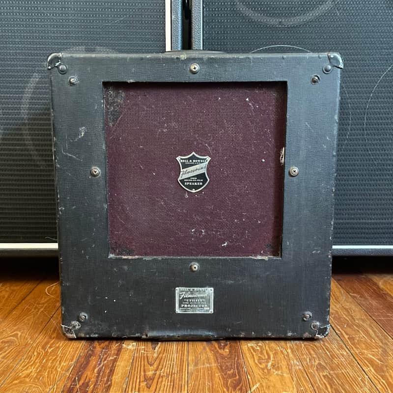 Vintage Bell & Howell Filmosound 1x12” Cab - 16 Ohm Jensen Speaker - 1940’s/1950’s Made In USA image 1