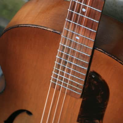HOFNER ‘FOUR SQUARE’ VERY RARE EARLY 1952 ACOUSTIC GUITAR VINTAGE NEW STRINGS image 24