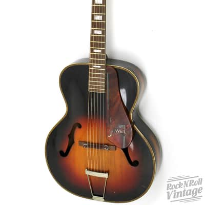 1950's Eddie Marwin Jewel Archtop Sunburst By Harmony image 2