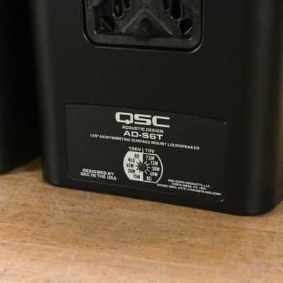QSC AD-S6T AcousticDesign Series 6.5" 2-Way 150W Loudspeaker (PAIR) CG015C2 image 7