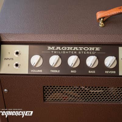 Magnatone Twilighter Stereo Combo Amplifier in Traditional Brown Finish - 2023-2024 image 11