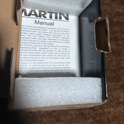 Carl Martin Compressor Limiter 2010s - Black image 3