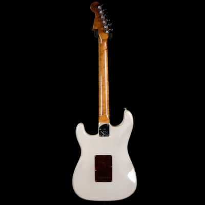Used Fender American Custom Shop Stratocaster Electric Guitar - Aged White Blonde image 4