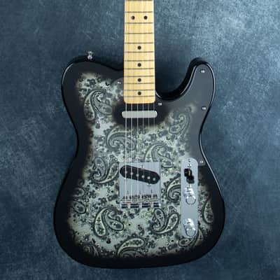 Fender Made In Japan Limited Edition Tele Maple Black Paisley JD25017759 image 1