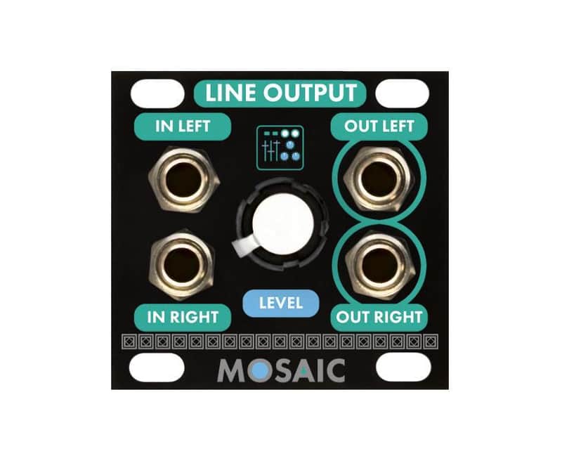 Mosaic Line Output 1U Intellijel Format - Black image 1