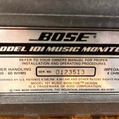 Bose Model 101 Music Monitor Indoor/Outdoor Speakers image 6
