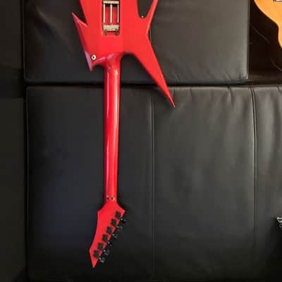 Bc rich B.C. Rich (death chuck schuldiner rick rozz ironbird )80's Trans red image 10