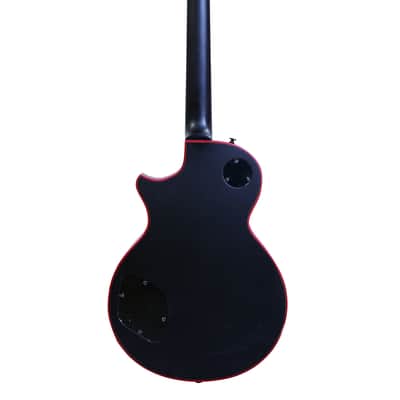 10S Custom GF Single Cut Baritone Electric Guitar Fire Red Burst image 3
