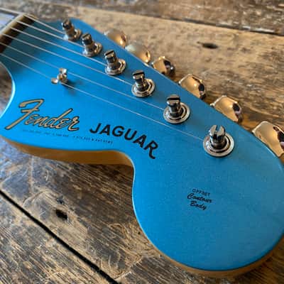 Fender Japan Limited Edition Jaguar FSR Lake Placid Blue with Matching Headstock, Block Inlays and Neck Binding image 7