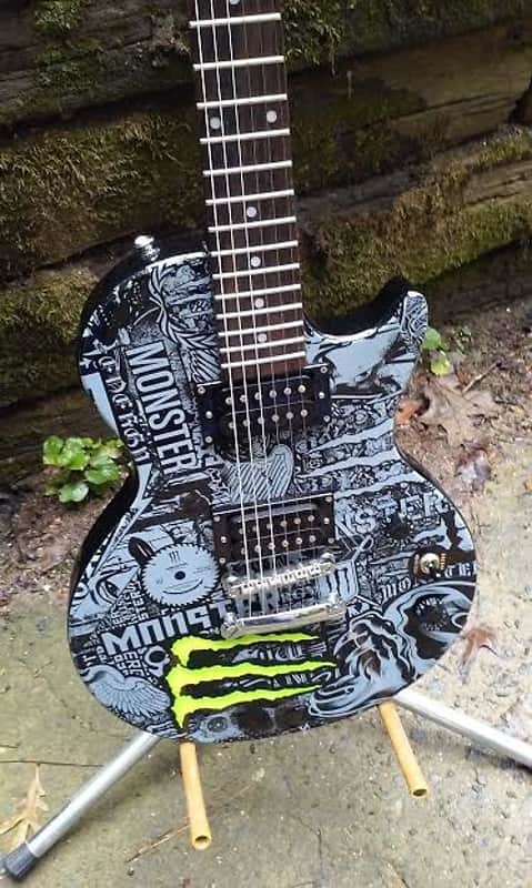 EPIPHONE Les Paul Special II Limited Edition MONSTER ENERGY Guitar image 1