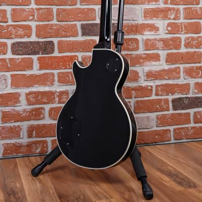 Edwards E-LP-130CDJS John Sykes Les Paul Custom Black 2022 w/Hardshell Case image 8