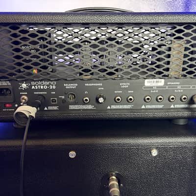Soldano ASTRO-20 3-Channel 20-Watt 1x12" Guitar Amp Half Stack 2023 - Present - Black image 7