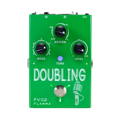 FLAMMA FV02 Vocal Doubling Effects Processor Support 48V Phantom Power,price include the import duty to US buyer image 1
