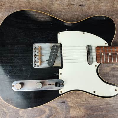 MyDream Partcaster Custom Built - Relic Black Double Bindings Dreamsongs image 3