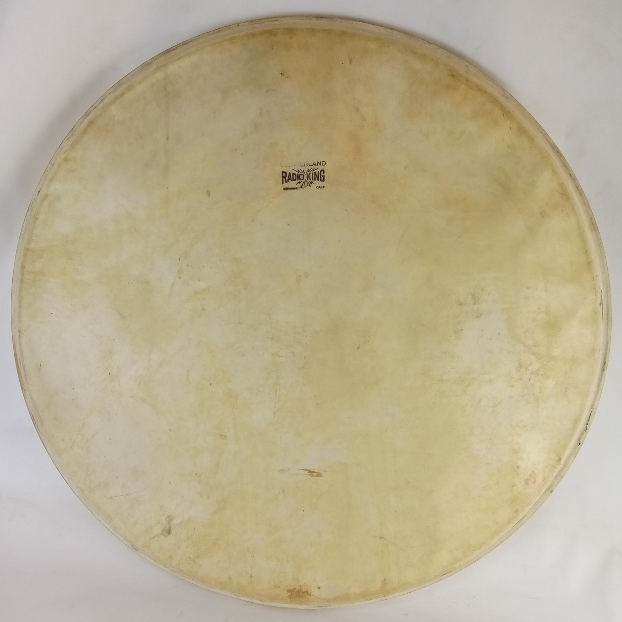 Slingerland 24 1/8"Radio King Bass Drum Calf Skin Head Vintage40 Batter/Resonant — main photograph
