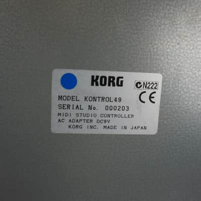 Korg Kontrol 49 Midi Studio Controller w/ Power Supply image 11
