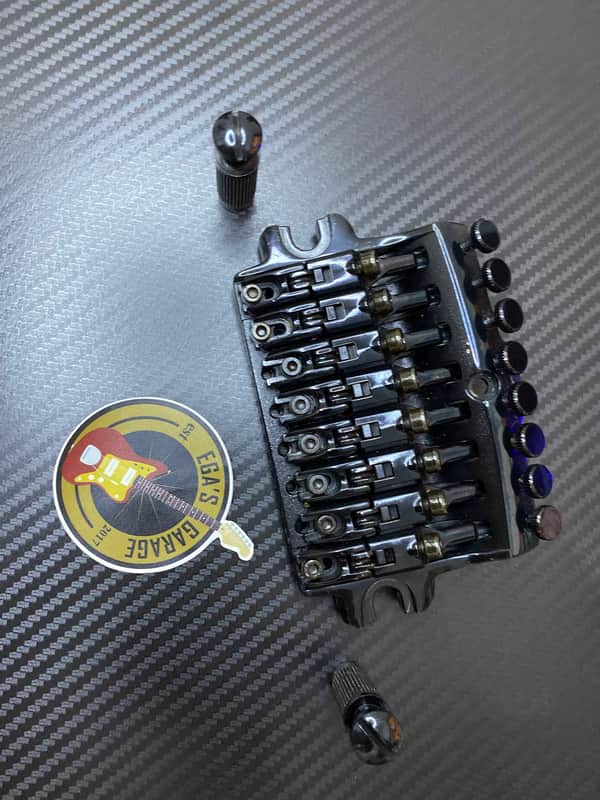 FX Edge III-8 Fixed Bridge - Black | 2GB2JAB001 | Ibanez M8M & M80M Stock Bridge | 1 Last Unit Available | DHL Express Delivery Included | image 1