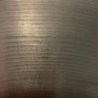 Zildjian Rare Vintage 1950's Small Stamp Giant Size 26” Ride Cymbal 3708 g. MAKE OFFER! image 6