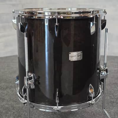 Used Canopus Yaiba 4pc Groove Drum Set Ebony Lacquer - Excellent image 6