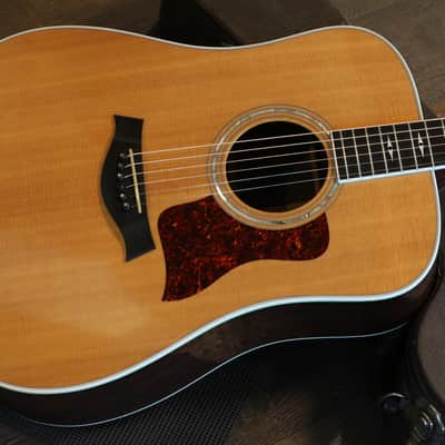 1995 Taylor 810 Rosewood Dreadnought Acoustic Guitar Natural + OHSC image 2