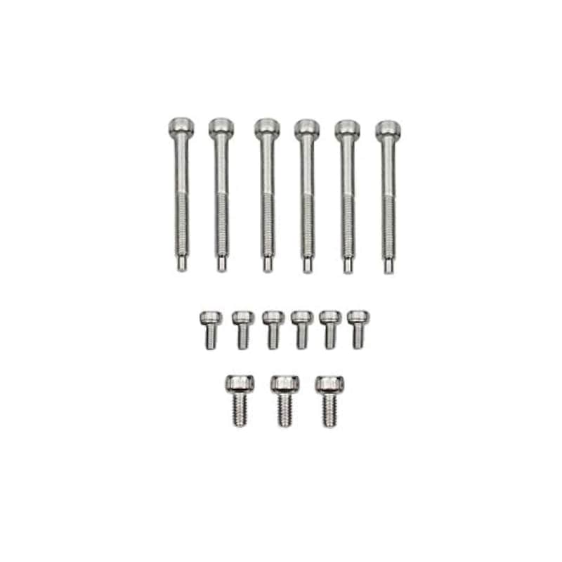 6 Pcs String Lock Screws, 3 Pcs Locking Nut Screws and 6 Pcs Saddle Mounting Screws for FR Tremolo System Bridge Electric Guitar image 1