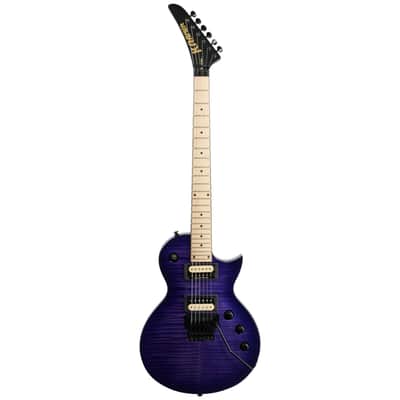 Kramer Assault Plus Electric Guitar, Transparent Purple Burst image 2