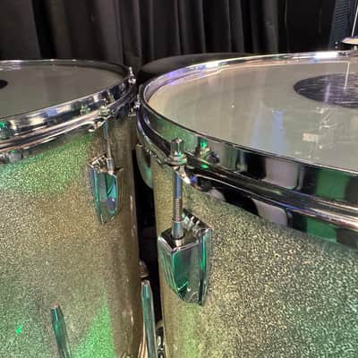 Ludwig 1970s 3 Ply Silver Sparkle "Bonham" Set. (Almost) Excellent!! image 9