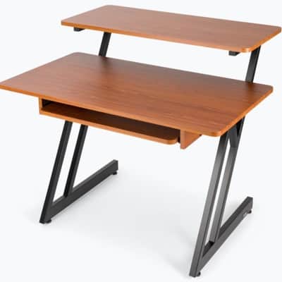 On-Stage WS7500RB Workstation Desk w/Keyboard Tray for Computer/Controller/Mixer image 3