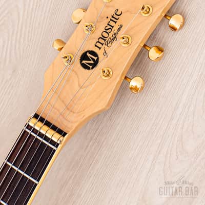 2000s Mosrite Ventures Model Super Custom 65 Gold w/ Gold Hardware, Vibramute & Case, Kurokumo image 4