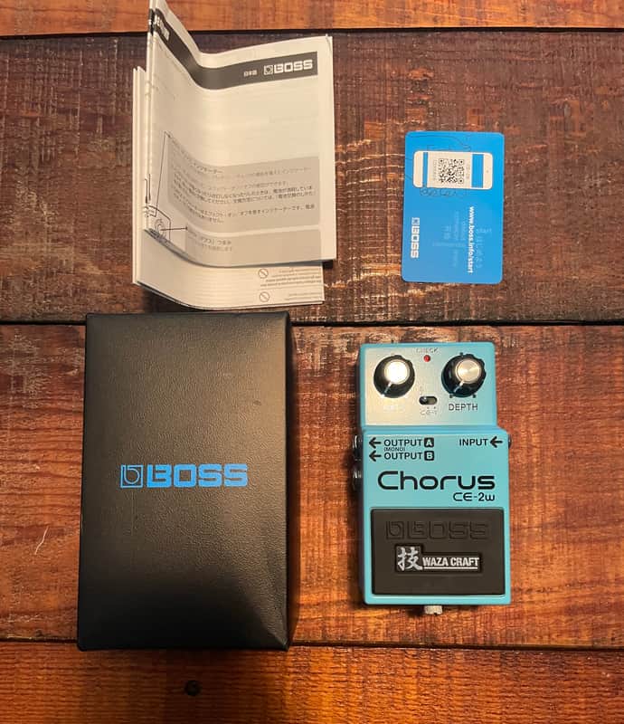 BOSS CE-2W Waza Craft Chorus Pedal MINT Condition w/ Original Box - Guitar Bass image 1