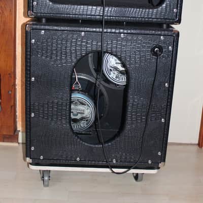 Immagine Amplified Nation Overdrive Reverb 2023 - 50W version - Custom Black Crocodile - Head + 2 x 12" Warehouse WGS12L Cab ! - 10
