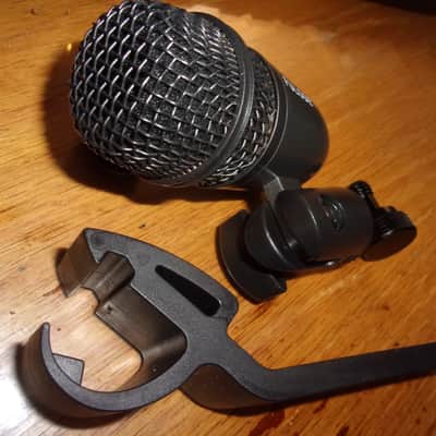 NEW Fulode 1 of 4 Snare Drum / Rack Tom / Floor Tom Black Dynamic Microphone w/ Rim mount Clip image 2