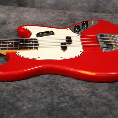 1967 Fender Mustang Bass - Dakota Red - OHSC image 11