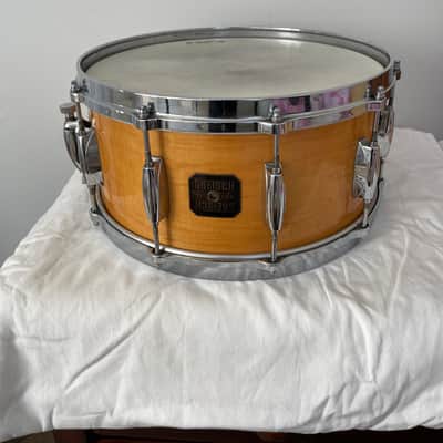 Gretsch square badge 6.5 x14” 1980s Snare Drum image 6
