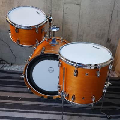 Yamaha Maple Custom Absolute JAPAN drum set 8x12 13x14 16x20 - Vintage natural image 9