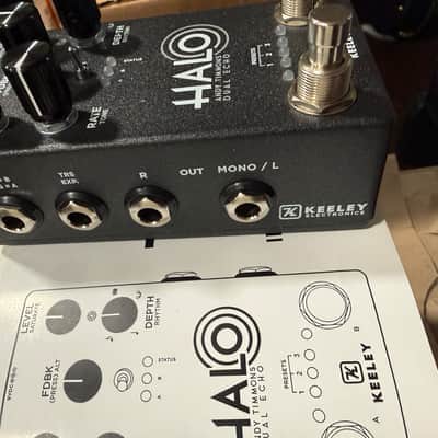 Keeley Halo Andy Timmons Signature Dual Echo 2022 - Present - Black image 3