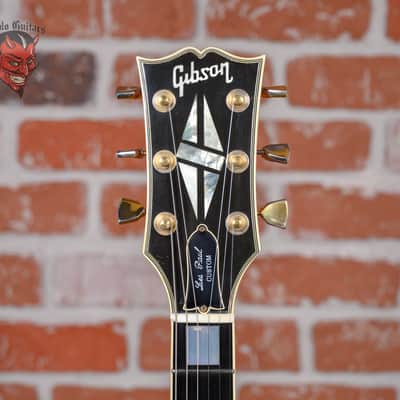 Gibson Les Paul Custom Plain Maple Top Cherry Sunburst 1975 w/OHSC (Refret/Mods) image 9